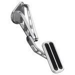 Lokar Gas Pedal Assembly With Pad Brushed Billet Mustang 1965-1968. Fixed Price $267.95.