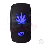 50 Cal 420 Leaf Light Waterproof Boat Sandrail Utv Car Truck On/off Switch Blue. Fixed Price $19.99.
