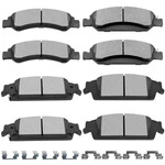 Scitoo Brake Pads Kits Front Semi-metal Rear Ceramic 8PCS Fit For Cadillac Es.... Fixed Price $75.13.