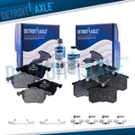 Front And Rear Ceramic Brake Pads Kit For Audi Volkswagen Golf Jetta Vw. Fixed Price $61.07.