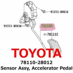 Toyota Genuine Oem Accelerator Pedal Sensor Assy 78110-28012 Estima Previa New. Fixed Price $286.98.