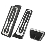 Autohaux Pcs Accelerator Pedal And Brake 9.06"X3.15", Silver Tone Black. Fixed Price $27.61.
