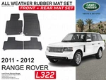 Range Rover 2011-2012 All Weather Heavy Duty Rubber Floor Mats Set Genuine New. Fixed Price $286.36.