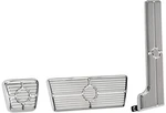 Billet Specialties Polished Pedal Kit,gas,brake,& Parking BRAKE,58-64 Automatic. Fixed Price $349.99.