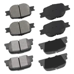 Cciyu D817 D835 Ceramic Front Rear Brake Pad Set Fit For 2005-2010 Scion Tc. Fixed Price $71.76.