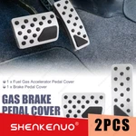 2PCS For Jeep Compass Liberty Non-slip Automatic Gas Brake Pedals Cover Pad. Fixed Price $23.30.
