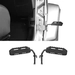 Pair Side Door Foot Peg Pedal Rest Plate For 2018-2026 Jeep Wrangler Jl Black. Fixed Price $17.99.