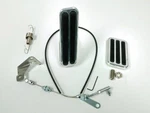 Billet Aluminum Gas & Brake Pedal / 36" Throttle Cable Floor Mount Kit. Fixed Price $119.95.