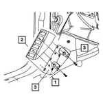 For Dodge Caliber 2007-2008 1DD62DK5AD Foot Rest Bracket. Fixed Price $34.88.