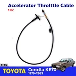 For Toyota Corolla KE70 4D Sedan 1979-83 Accelerator Throttle Control Cable New. Fixed Price $35.11.