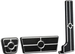 Billet Specialties Black Pedal Kit,gas,brake,& Parking BRAKE,58-64 Automatic. Fixed Price $354.99.