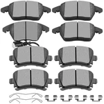 Ceramic Pads Kits,scitoo 8PCS Brakes Set Fit For Audi A3,A3 Quattro,t. Fixed Price $42.11.
