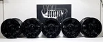 17X9 Mickey Thompson Sidebiter Ii Satin Black Wheels 5X5 (-12MM) Set Of Cc. Fixed Price $936.00.