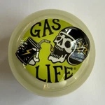 Gas Life Shifter Knob Hot Rod Custom Muscle Classic Car Suicide Jockey. Fixed Price $73.00.