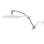 Solid Brass 16 Inch Shower Head Extension Arm,all Metal Height Angle Adjustable. Fixed Price $31.99.