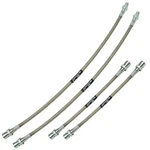 Empi 5586 4-PIECE Steel Braided Brake Line Kit 1965-68 Vw Baja / Dune Buggy. Fixed Price $139.95.