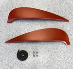 Pair Flush Mount Fender Skirts W/ Clips & Rubber For 1957 Chevy Passenger Car. Fixed Price $209.99.