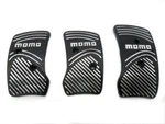 Momo Style Black Aluminum Non Slip Sport Pedal Brake Pad Covers Manual Car 3 Pcs. Fixed Price $20.90.