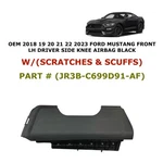 2018 19 21 22 2023 Ford Mustang Driver Knee Airbag JR3B-C699D91-AF Black. Fixed Price $450.00.
