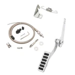 Universal Polished Aluminum Throttle Pedal, Cable & Carb Bracket. Fixed Price $164.99.
