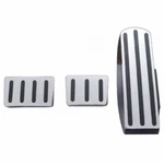 United Pacific Chrome Aluminum Freightliner Pedal Set W/ Rubber Insert-blk 70259. Fixed Price $189.99.