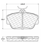 Disc Brake Pad Set-c-tek Ceramic Centric 103.05980. Fixed Price $39.81.