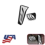 2X Silver Gas Brake Pedals Accelerator Footrest Pad For 2005-2012 E90 3SERIE Bmw. Fixed Price $12.85.