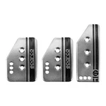 Sparco Settanta Manual 3 Pedal Normal Height Accelerator-silver/black Stripe. Fixed Price $72.84.
