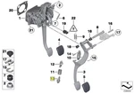 Bmw Clutch Pedal Helper Spring Seat Guide Bracket Lower 35301164381 New Genuine. Fixed Price $8.07.