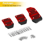 Universal Non-slip Gas Manual Transmission Brake Accelerator Clutch Pedal Covers. Fixed Price $12.99.