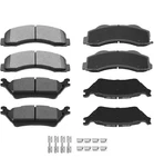 Cciyu D1414 & D1602 Front Rear Ceramic Brake Pads Kits 8PCS Fit For 2012(A11). Fixed Price $49.99.