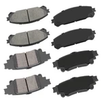 Cciyu D1324 D1391 Front & Rear Ceramic Brake Pads Kits 8PCS Fit For.... Fixed Price $63.74.