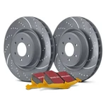 Ford Mustang 15-20 Ebc Stage Super Street Dimpled & Slotted Rear Brake Kit. Fixed Price $432.59.
