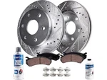 For 1995-1998, 2004 Toyota Tacoma Brake Pad And Rotor Kit Detroit Axle 13684SNFT. Fixed Price $106.08.