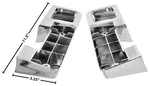1964-67 Chevelle Arm Rest Base Rear Pair. Fixed Price $68.39.