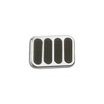 Lokar SG-6017 X-large Steel Brake Pedal Pad W/rubber Inserts, Chromed. Fixed Price $95.95.