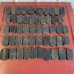 1930' 1940' 1950' Assorted Brake Clutch Pedal Pad Lot (50) Ford Chevy. Fixed Price $34.99.