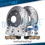 12 Inch Front Drilled Rotors Calipers Brake Pads For Chevy Express 1500 Yukon. Fixed Price $279.26.