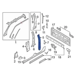 Ford F-150 15-20 FL3Z1624300A Right Outer Body B-pillar Reinforcement. Fixed Price $345.84.