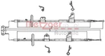 Metzger Parking Brake Cable Rear For Opel Chevrolet Mokka Trax 12- 522128. Fixed Price $57.52.