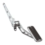 Lokar SG-6007 Chrome Steel Gas Pedal Plated W/ Black Rubber Inserts. Fixed Price $175.95.