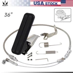 Floor Mount Gas PEDAL+36" Stainless Throttle Cable Bracket Spring Kit Street Rod. Fixed Price $60.79.