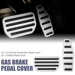 Automatic Brake Gas Accelerator Pedal Cover Kit For Suzuki Jimny Silver Tone. Fixed Price $17.07.