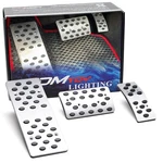 3PC Racing Style Bolt-on Aluminum Pedal Covers Set For Acura/honda/subaru, Etc. Fixed Price $40.09.