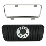 Ford Mustang 65-67 Acp FM-EB003BK Rubber Automatic Brake Pedal Pad W Trim. Fixed Price $26.34.