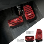2PCS Non-slip Car Covers, Premium Aluminum Alloy Gas And Brake Pedals Red. Fixed Price $18.50.