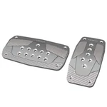Nrg Aluminum 2PCS Fuel And Brake Foot Pedal Pad Cover Plates Set PDL-450GM. Fixed Price $29.99.