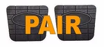 Peterbilt Clutch/ Brake Pedal Rubber Replacement Pads #08-04008 (pair). Fixed Price $30.00.
