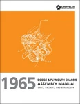 1965 Barracuda Valiant Dart Chassis And Engine Assembly Manual Plymouth Dodge. Fixed Price $29.00.