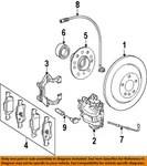 Mercedes Oem 06-12 GL320 Rear Suspension Brake Components-abs Sensor 1649058500. Fixed Price $118.08.